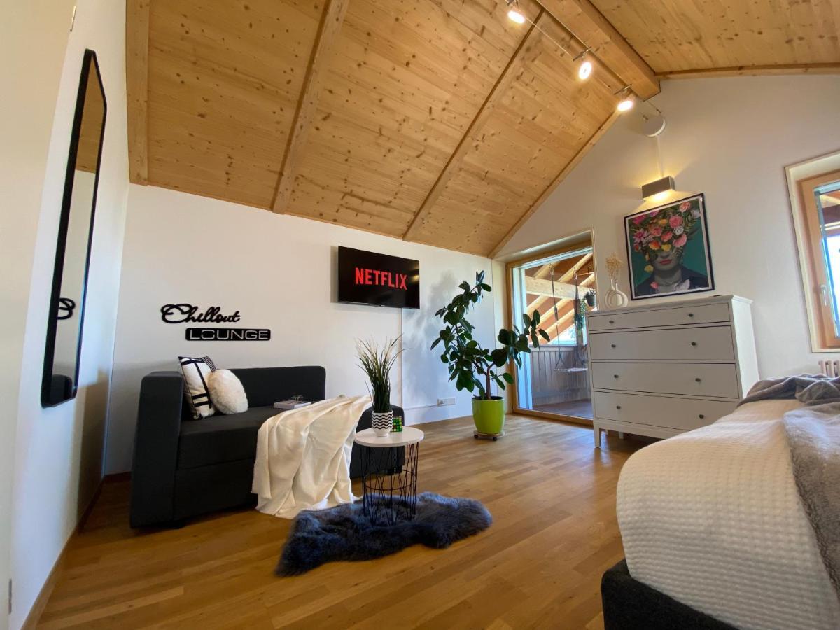 Swiss Alps View Apartment - Contactless Self Check-In 图恩 外观 照片